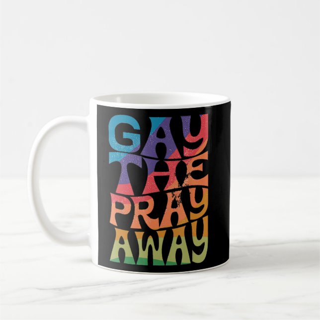 Caneca De Café Gay da Reze para LGBTQIA Dizer Gay para Igualdade  (Esquerda)