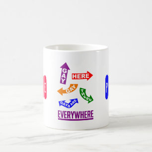 Caneca De Café Gay em qualquer lugar