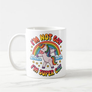 Caneca De Café Gay Eu Sou Super Gay Sublimação-60681 Camisa Tri-B