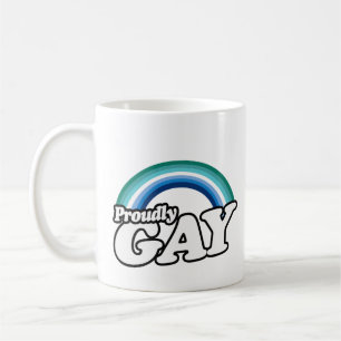 Caneca De Café Gay masculino e orgulhoso