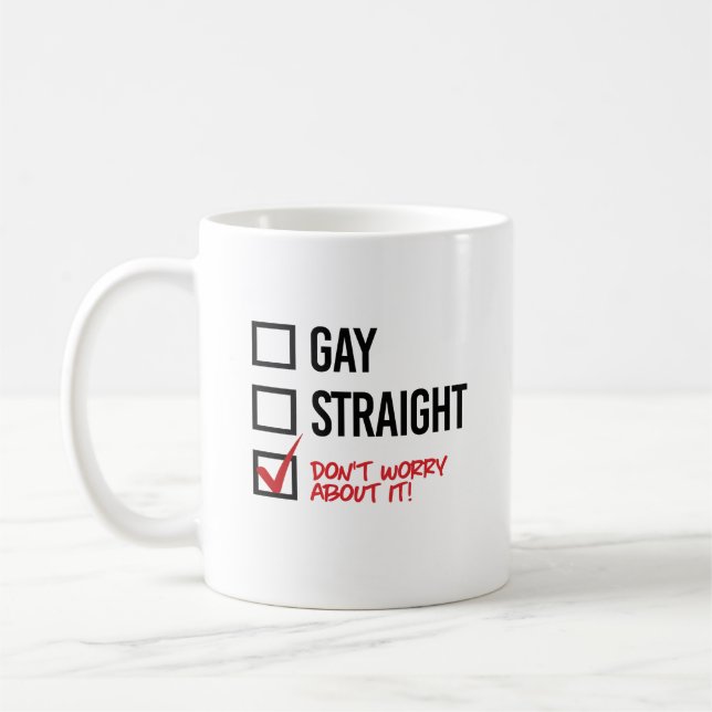 Caneca De Café Gay ou Hetero? (Esquerda)