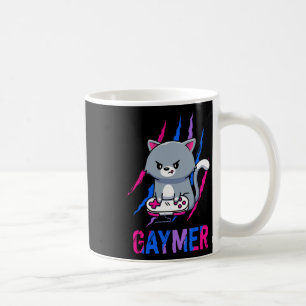 Caneca De Café Gaymer Biual - Orgulho de Geek Lgbt - Ampliação do