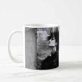 Caneca De Café Gaze de Defiant - Mug de Retrato Preto e Branco