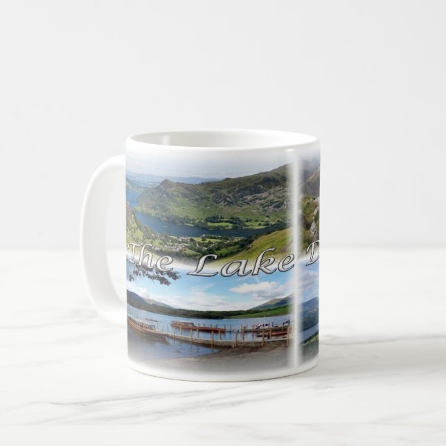 Caneca De Café GB Inglaterra - Lake District National Park - (Frente Esquerda)