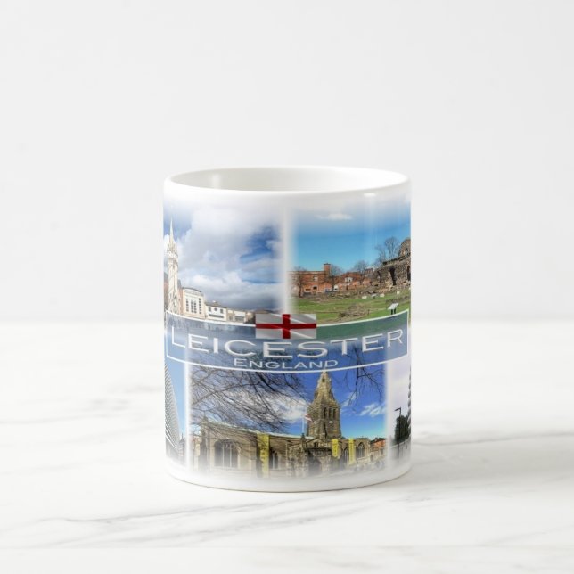 Caneca De Café GB Inglaterra - Leicester - (Centro)