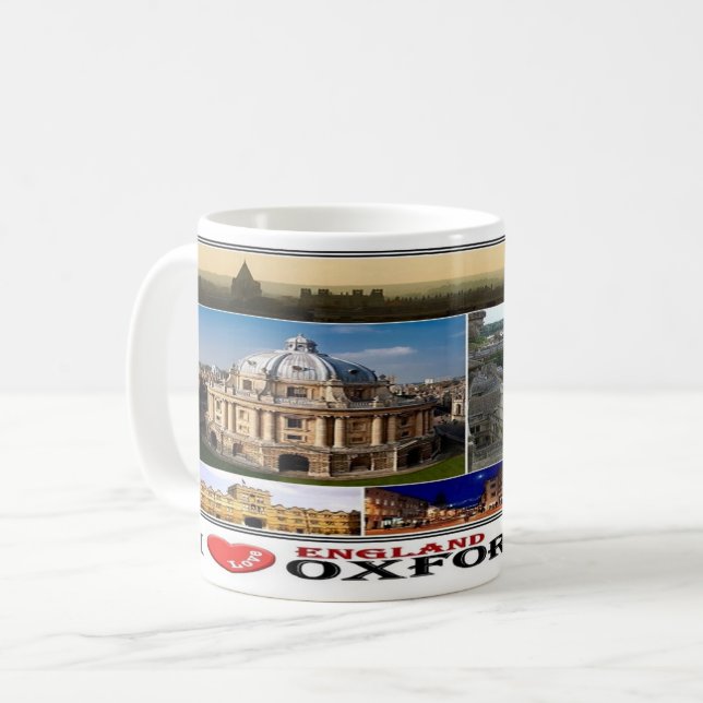 Caneca De Café GB Inglaterra - Oxford - (Frente Esquerda)