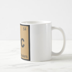 Caneca De Café Gc - Química de Graham Crackers Tabela Periódica