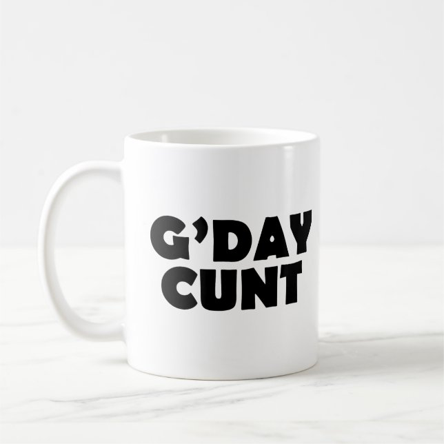 Caneca De Café gday c#nt (Esquerda)