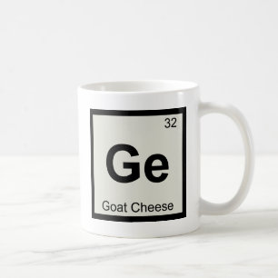 Caneca De Café Ge - Símbolo de Mesa Periódico de Química de Qu