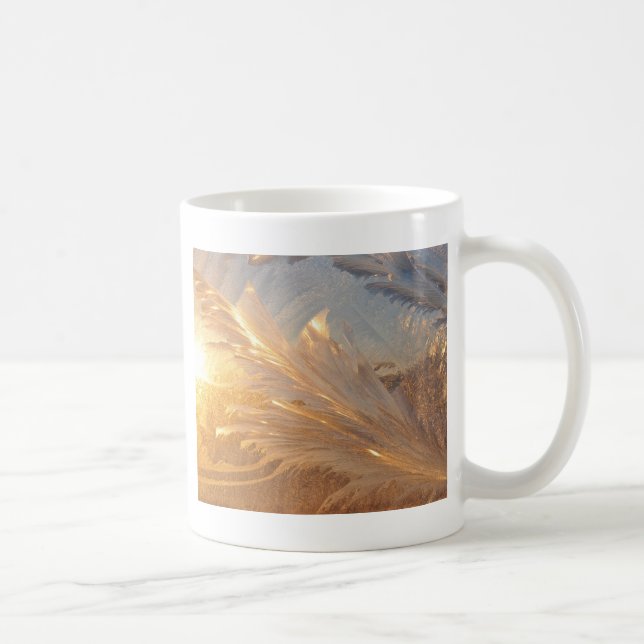 Caneca De Café Geada de Inverno no Vidro (Direita)