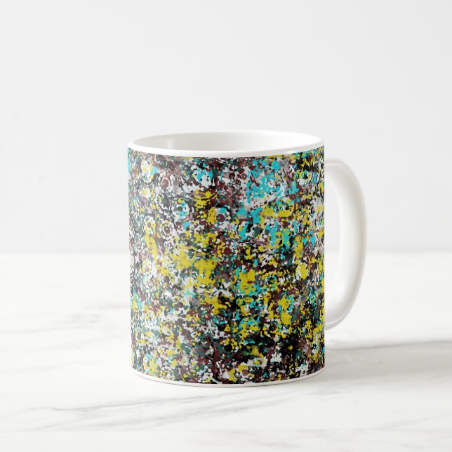 Caneca De Café Geared Toward Abstract Art Design Lover  (Frente Esquerda)