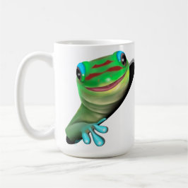 Caneca De Café Gecko em um buraco