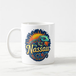 Caneca De Café Gecko Nassau Bahamas Caribe