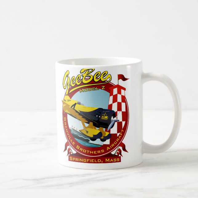 Caneca De Café Gee piloto da abelha Z (Direita)