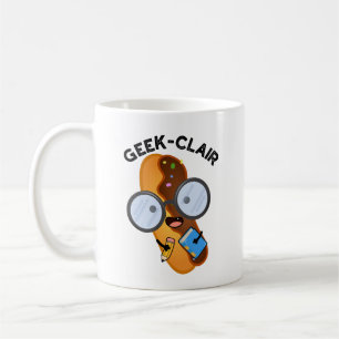 Caneca De Café Geek-clair Engraçado Eclair Pun
