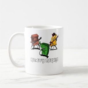 Caneca De Café Geek de Nerd de Metais Pesados da Science Chemistr