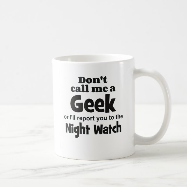 Caneca De Café Geek Night Watch bf (Direita)