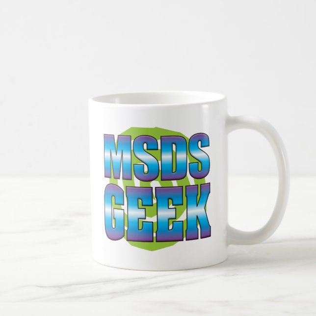 Caneca De Café Geek v3 de MSDS (Direita)