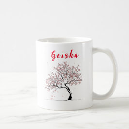 Caneca De Café Geisha Mug Personalizado Moderno