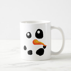 Caneca De Café Gelado o sorriso do boneco de neve