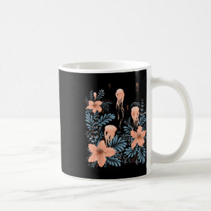 Caneca De Café Gellyfish Earth Day Cute Floral Vintage Ucraniano