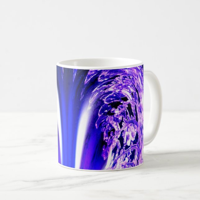 Caneca De Café Gelo azul (Frente Esquerda)
