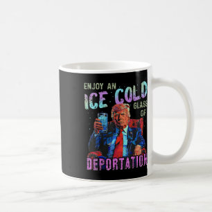 Caneca De Café Gelo Desfrute De Um Gl De Deportação A Frio De Gel