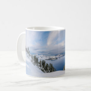 Caneca De Café Gelo e neve Crater Lake Oregon