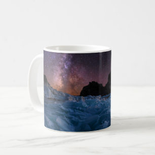 Caneca De Café Gelo e neve Lago Baikal, Sibéria, Rússia