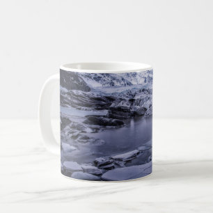 Caneca De Café Gelo e neve Sólheimajökull Glacier, Islândia