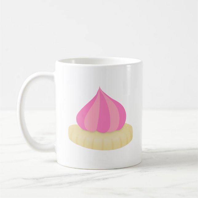 Caneca De Café Gem Física Rosa (Esquerda)
