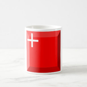 Caneca De Café Gema da bandeira de Schwyz
