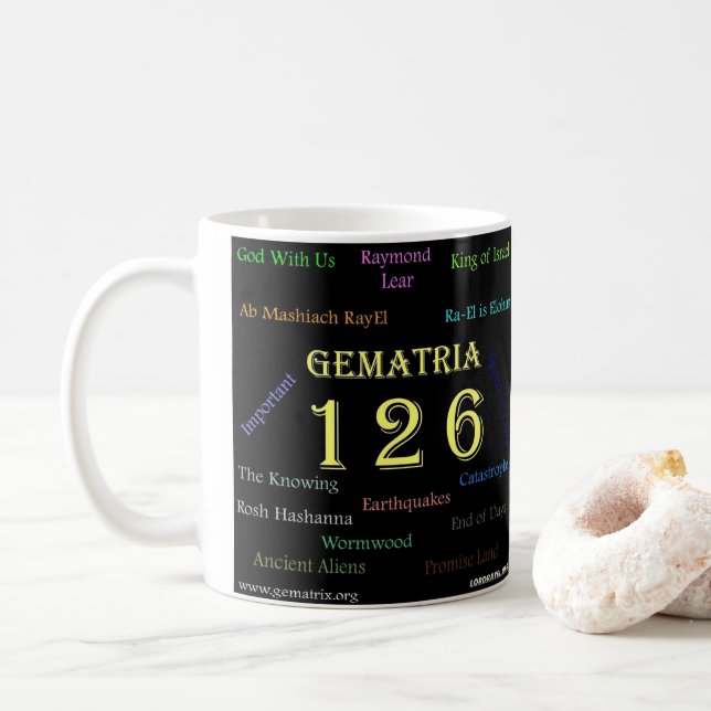 CANECA DE CAFÉ GEMATRIA 126 MUG (Com Donut)