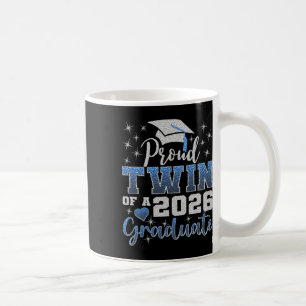 Caneca De Café Gêmeo Super Orgulhoso de Graduado de 2026 Gradução