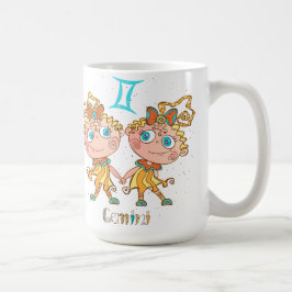 Caneca De Café Gêmeos Gemini Cute