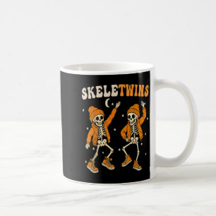 Caneca De Café Gêmeos Halloween Matando Skeletins ganha dança eng