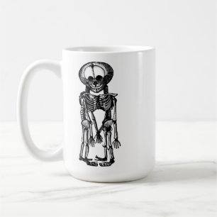 Caneca De Café gêmeos siameses esqueletos crianças anatomia arte