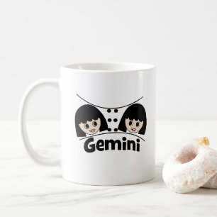 Caneca De Café Gêmeos Signo do Zodíaco Crianças