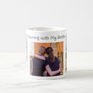 Caneca De Café Geminação Personalizada com Minha Colagem de Fotos