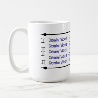 Caneca De Café Gemini Vibes Coffee Mug