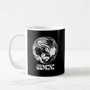 Caneca De Café Gemini Zodiac Símbolo Astrologia