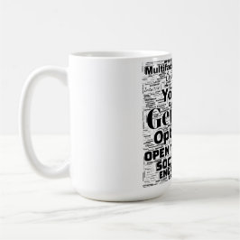 Caneca De Café Gemini Zodiac Word Cloud Inspiron Mug