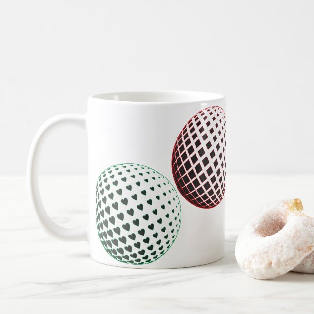 Caneca De Café Gems Geométricas (Com Donut)