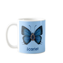 Gemstone personalizado da borboleta azul-apphire