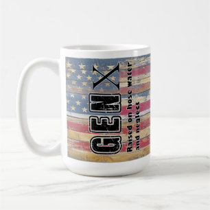 Caneca De Café Gen X Hose Água Negligenciada Café Engraçado