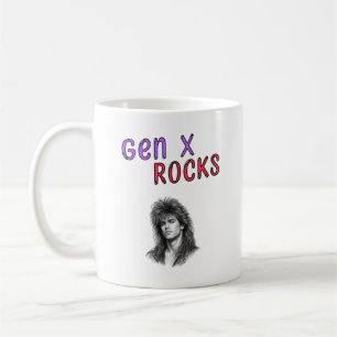 Caneca De Café Gen X Rocks, Foto Personalizável