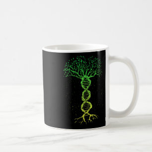 Caneca De Café Genalogia de Vida da Árvore Dna Bióloga Genética C