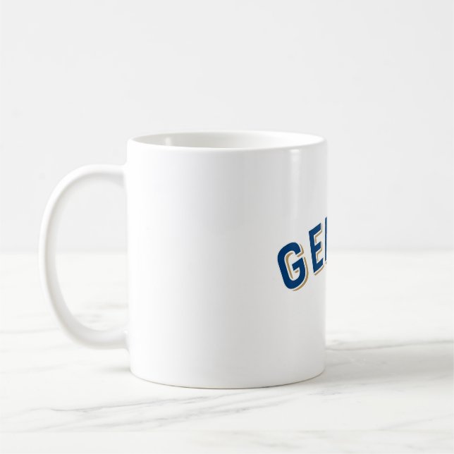 Caneca De Café Genebra, Arco de Vintage Suiça (Esquerda)