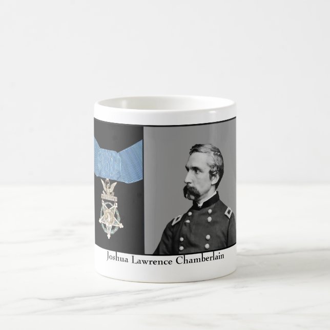 Caneca De Café General Chamberlain e a medalha da honra (Centro)