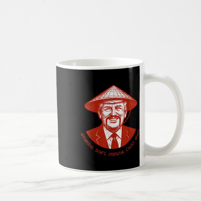 Caneca De Café General Dons Engraçado Oriental Chicky Nugs Dizend (Direita)